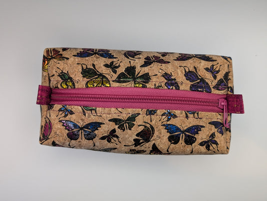 Boxy Bag - Cork exterior, cotton lining