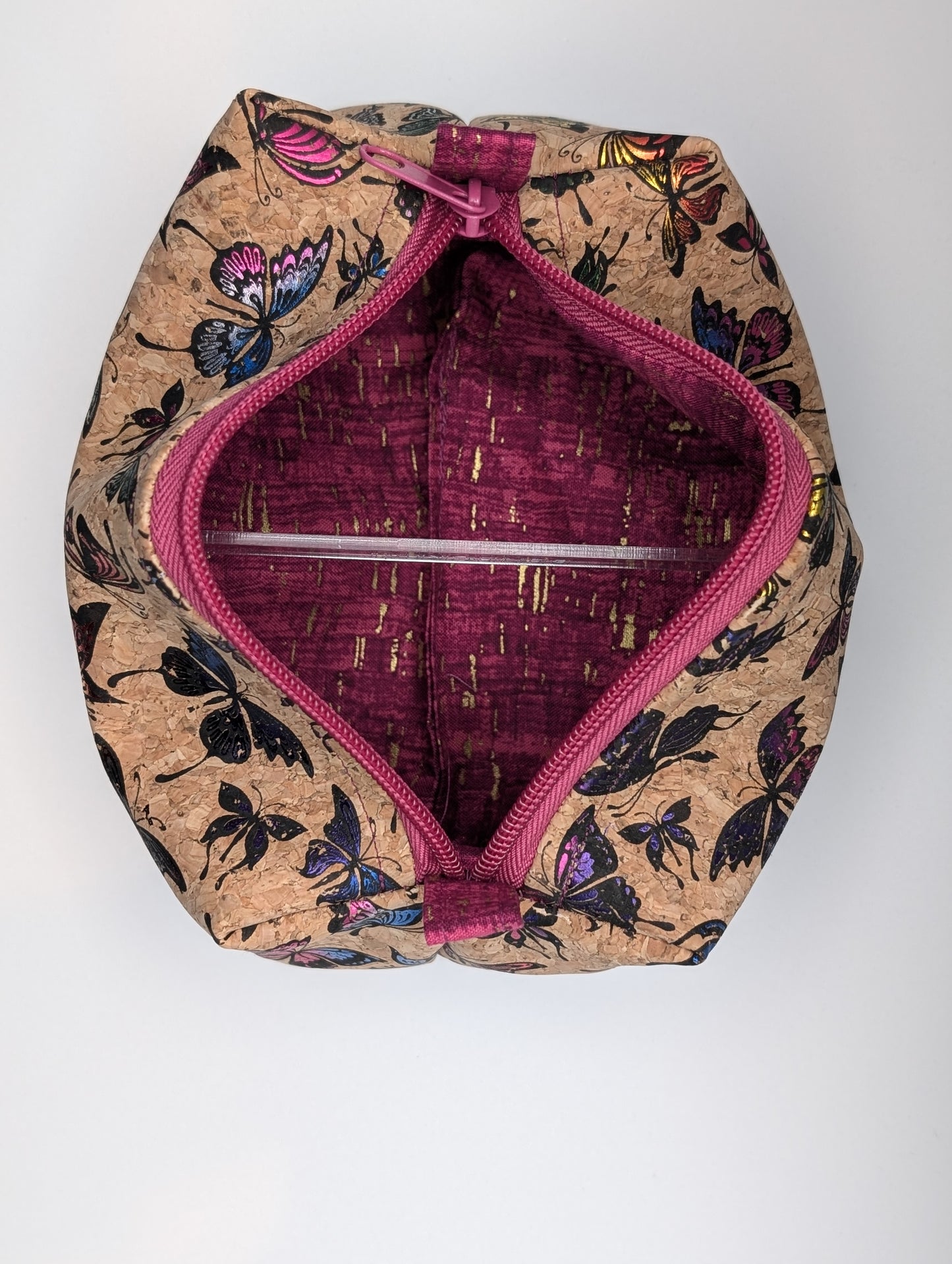 Boxy Bag - Cork exterior, cotton lining