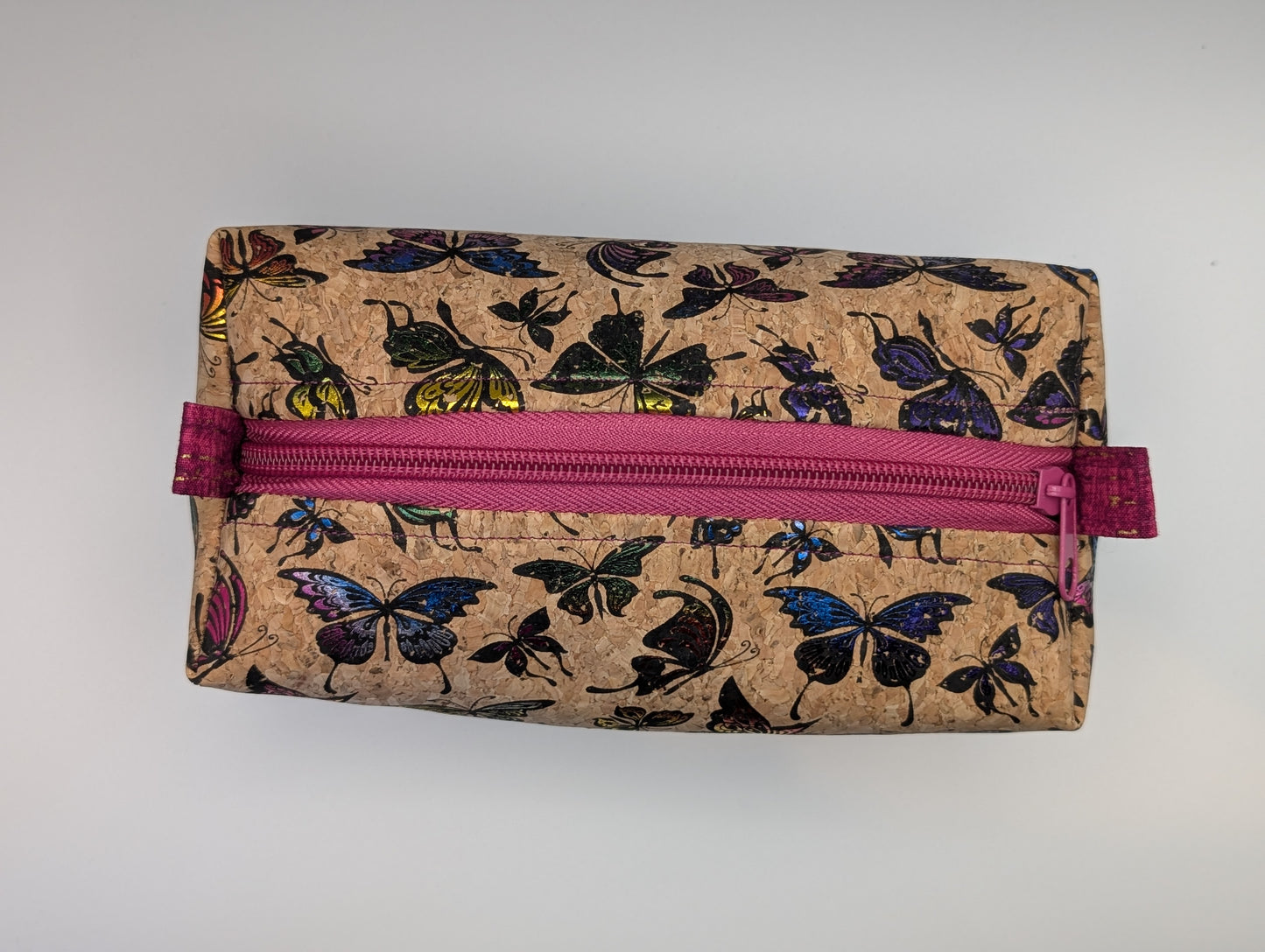 Boxy Bag - Cork exterior, cotton lining