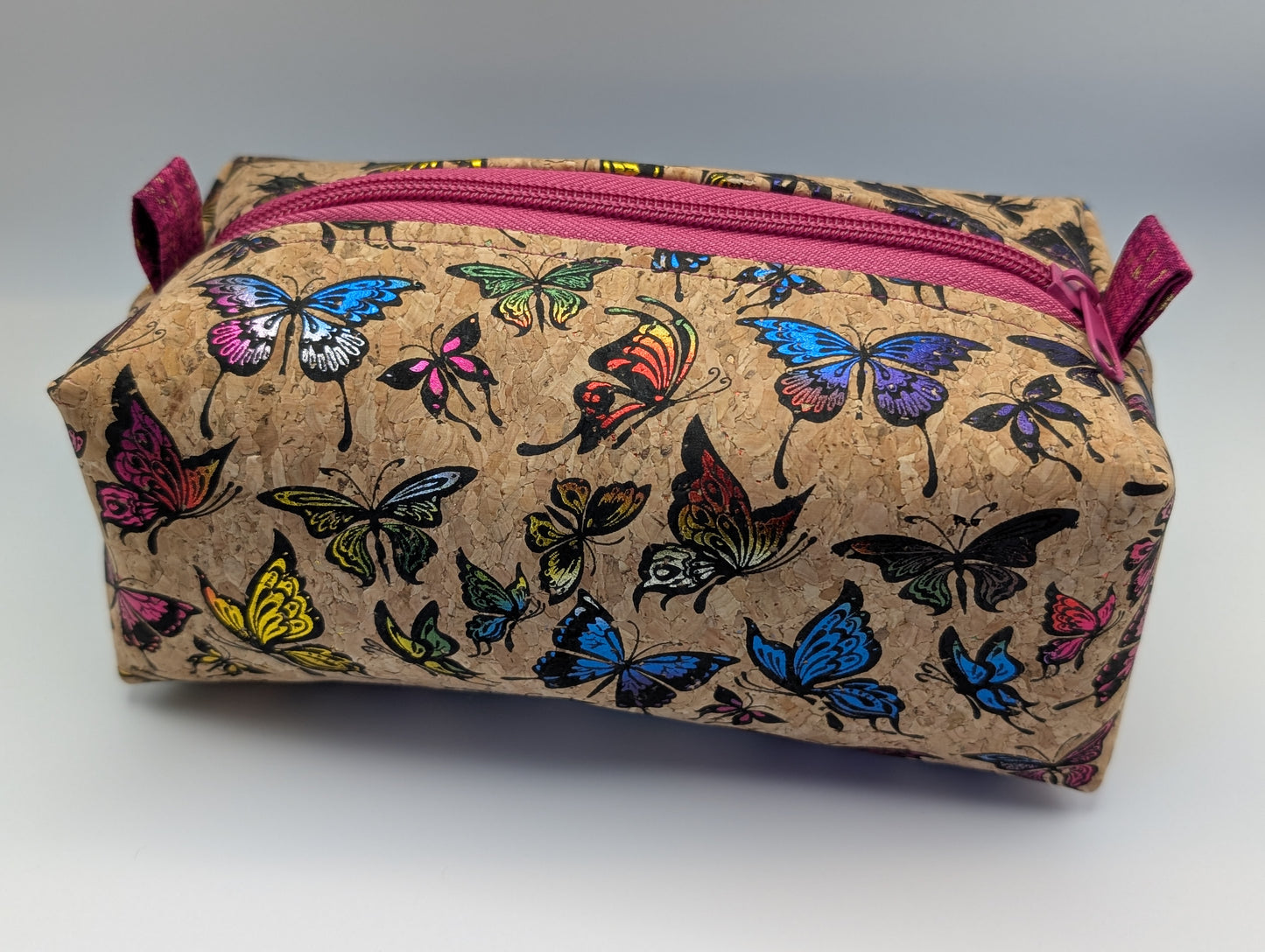 Boxy Bag - Cork exterior, cotton lining